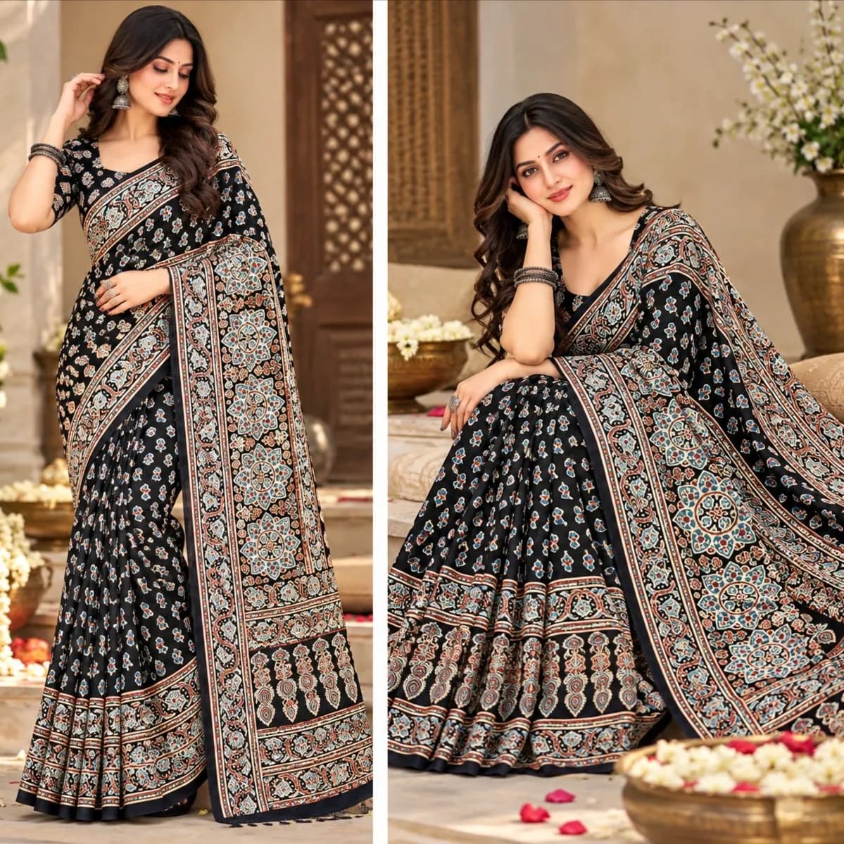 modal silk saree