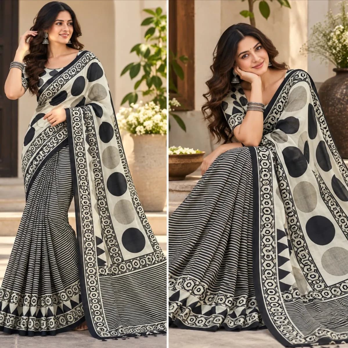 Model Silk Saree
