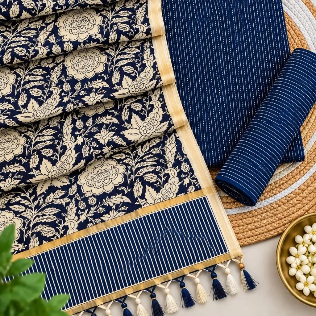 ✨ Kantha Cotton Suit