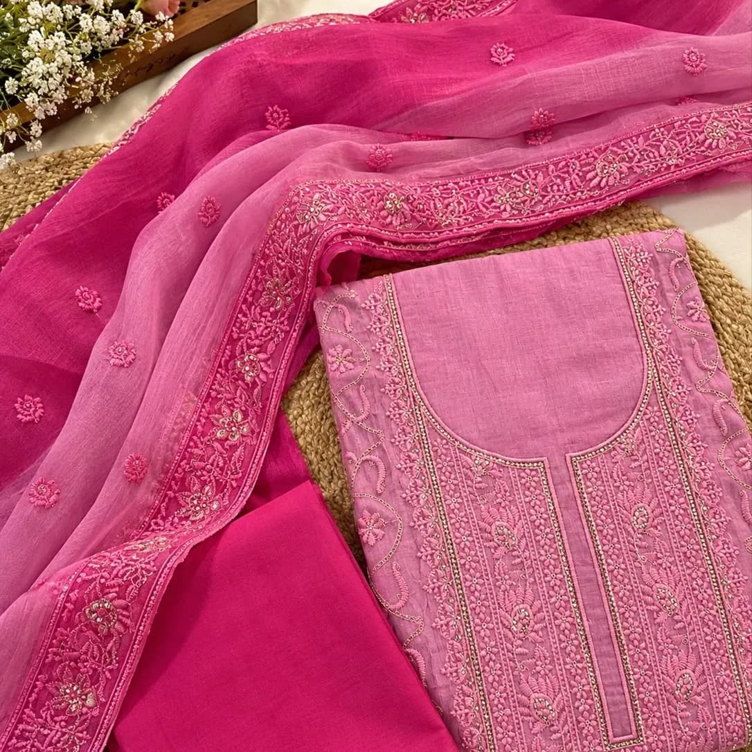 Mal Chanderi Suit image 2