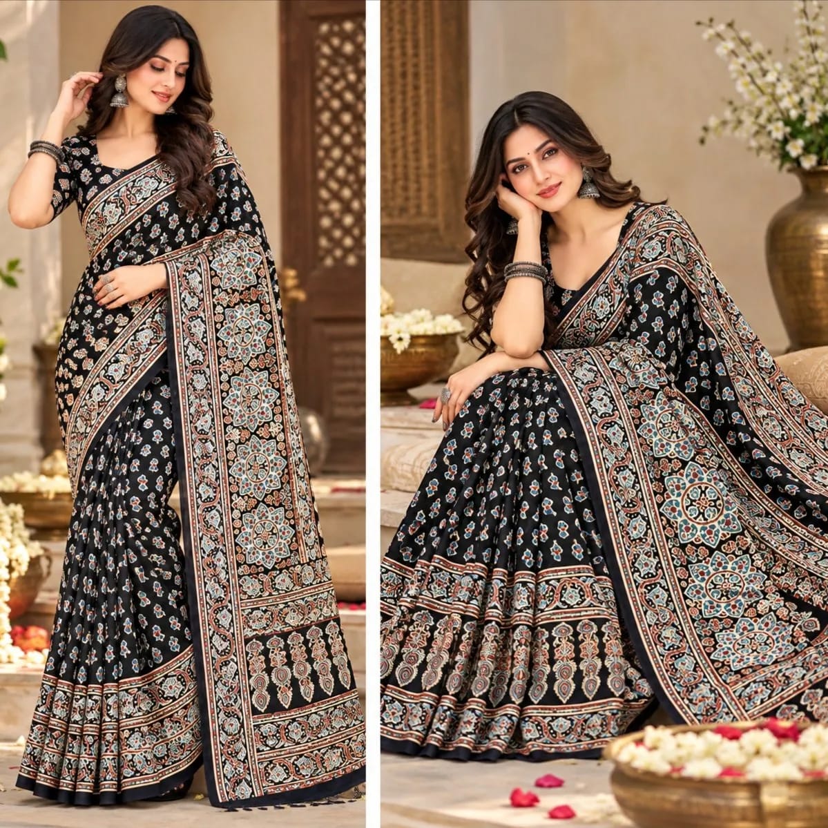 modal silk saree