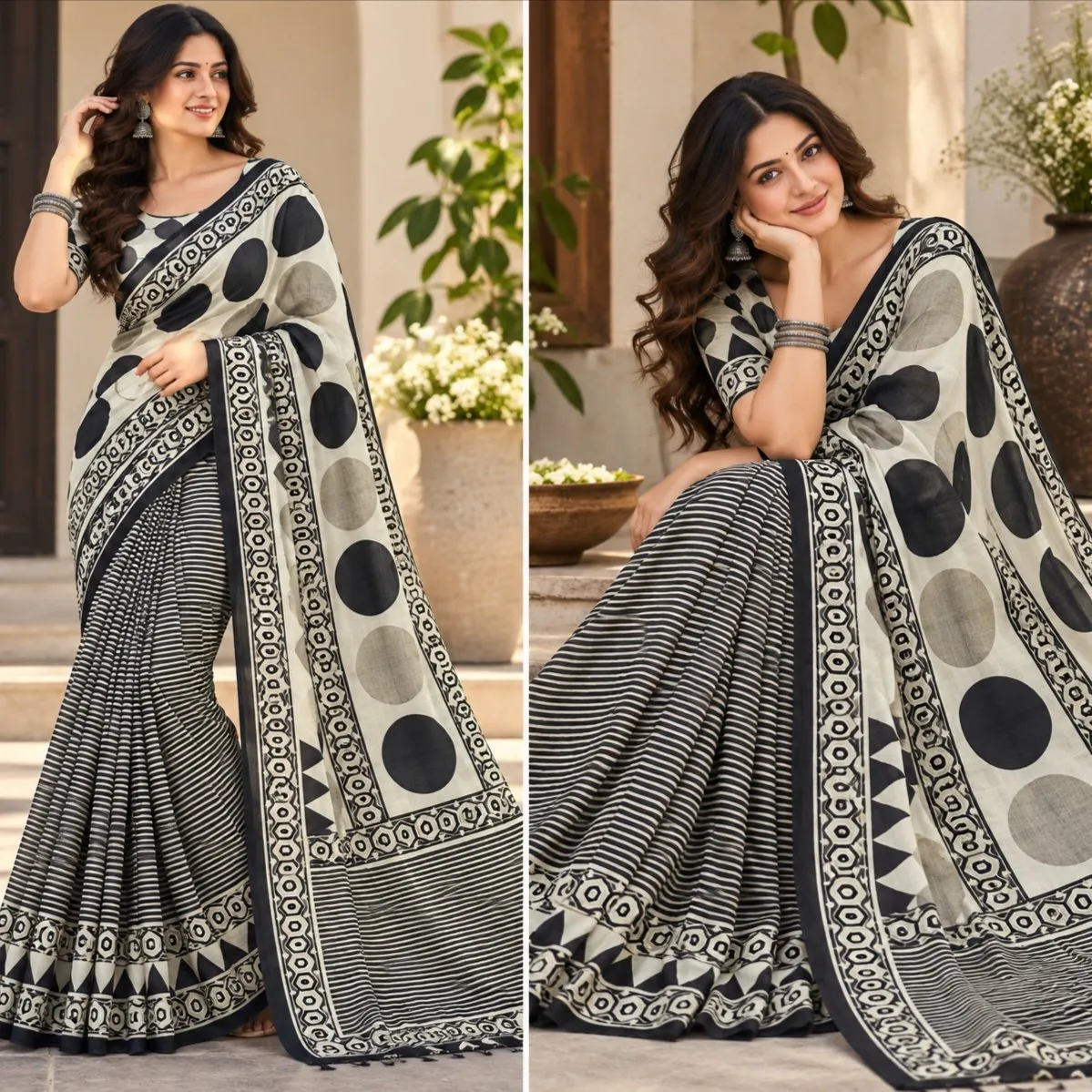 Model Silk Saree