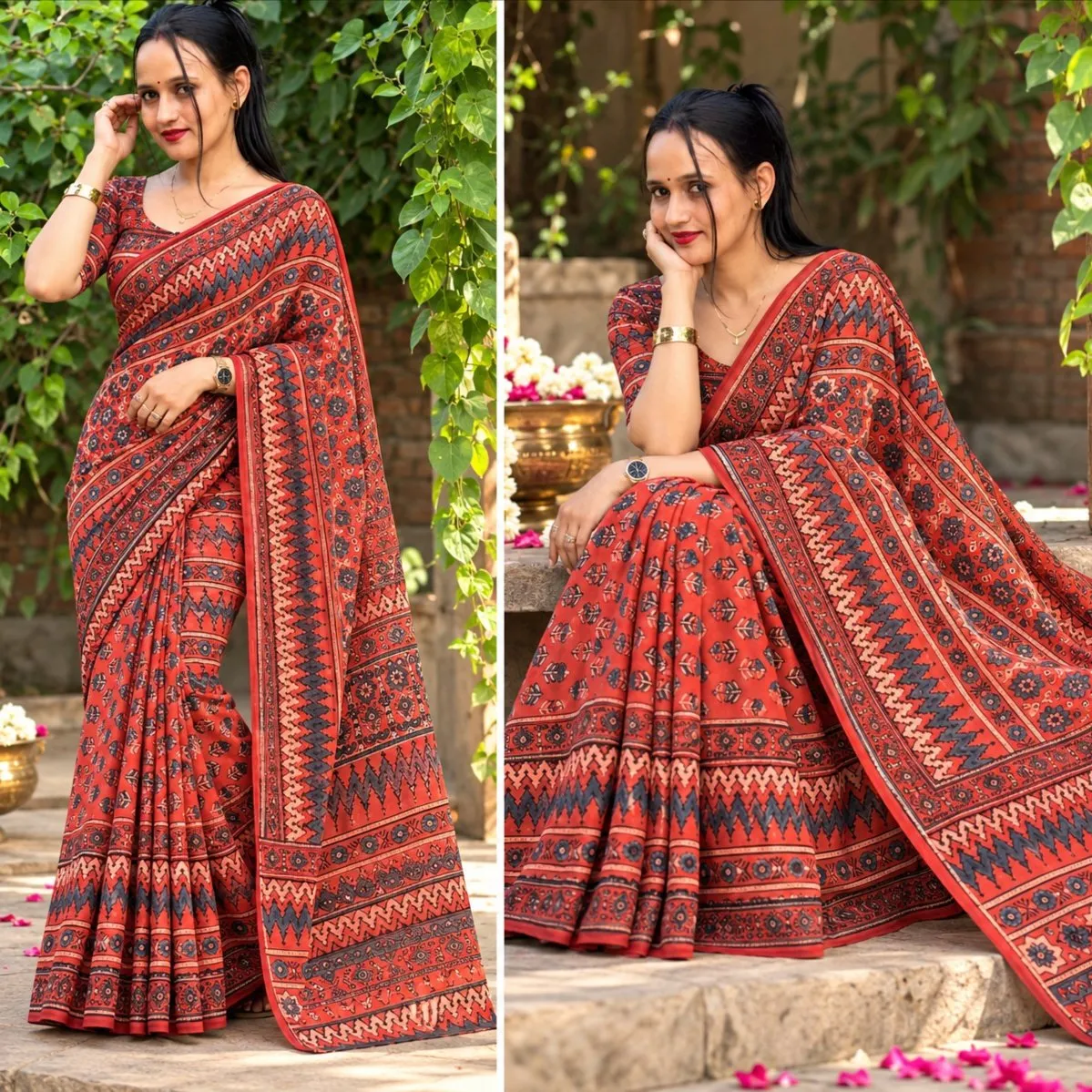 Model Silk Saree