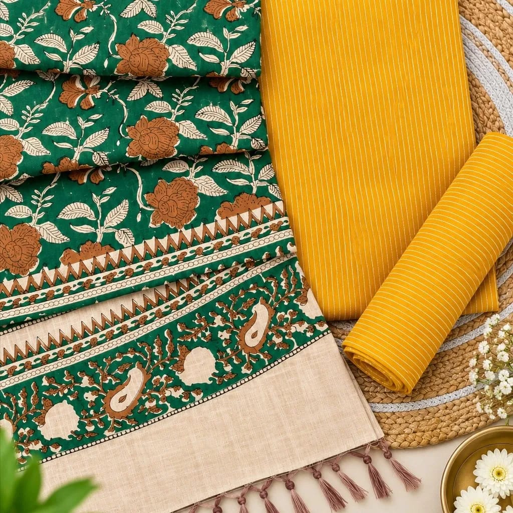 ✨ Kantha Cotton Suit